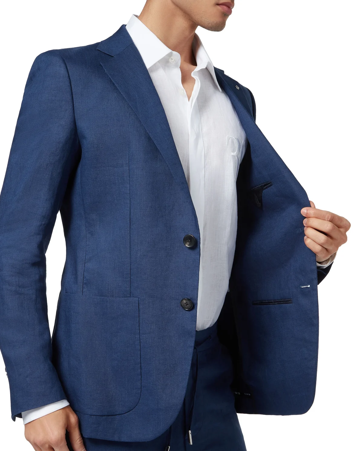 Linen Blazer, цвет: Синий