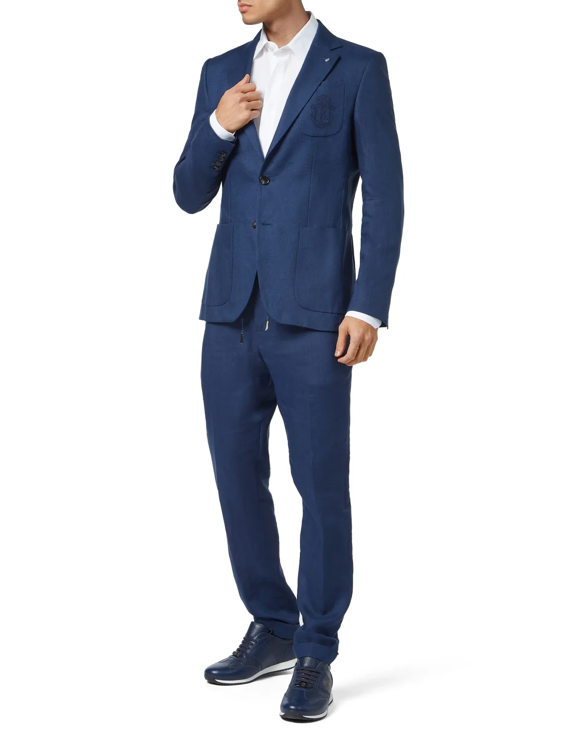 Linen Blazer, цвет: Синий