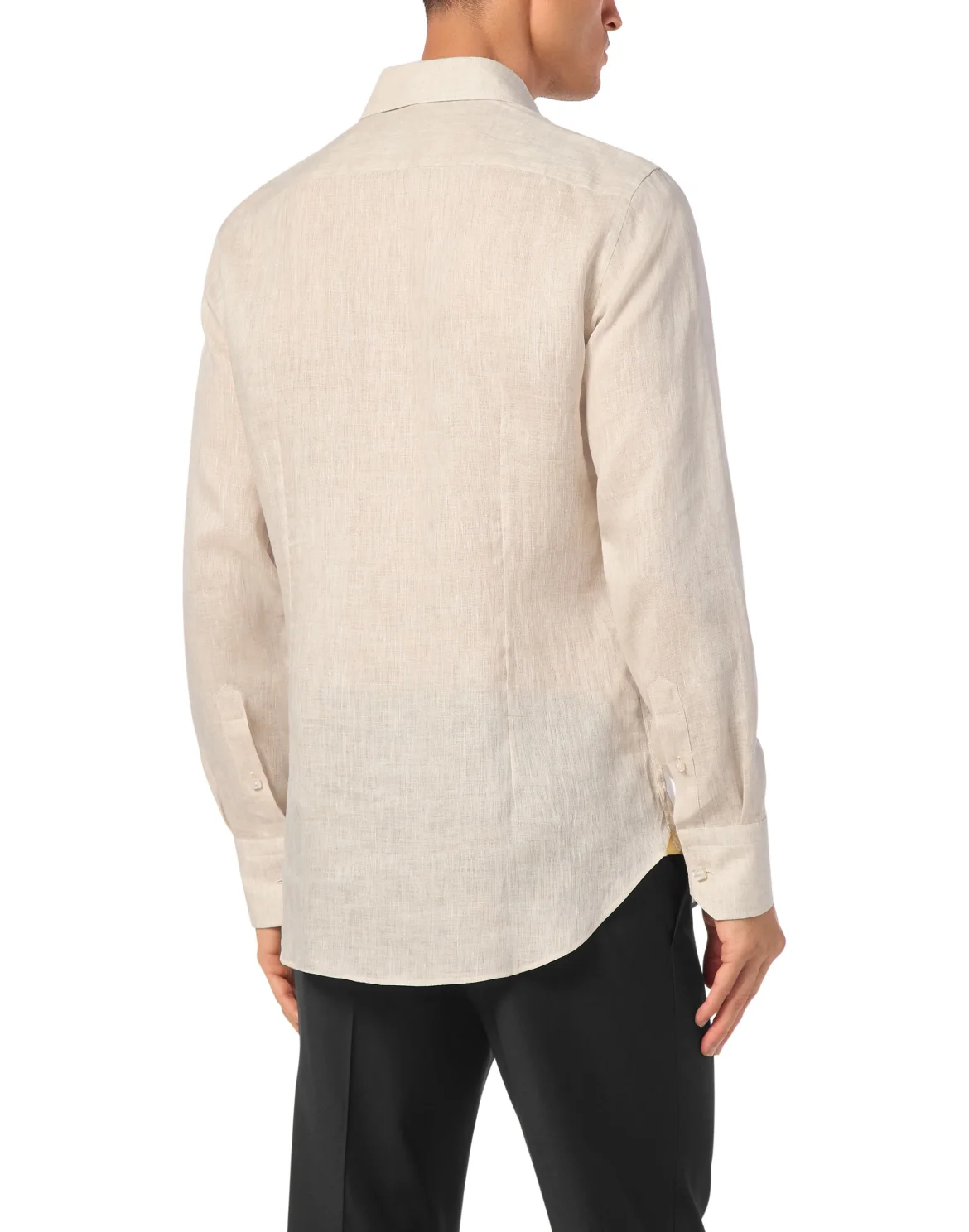 Linen Shirt Silver Cut LS, цвет: Бежевый