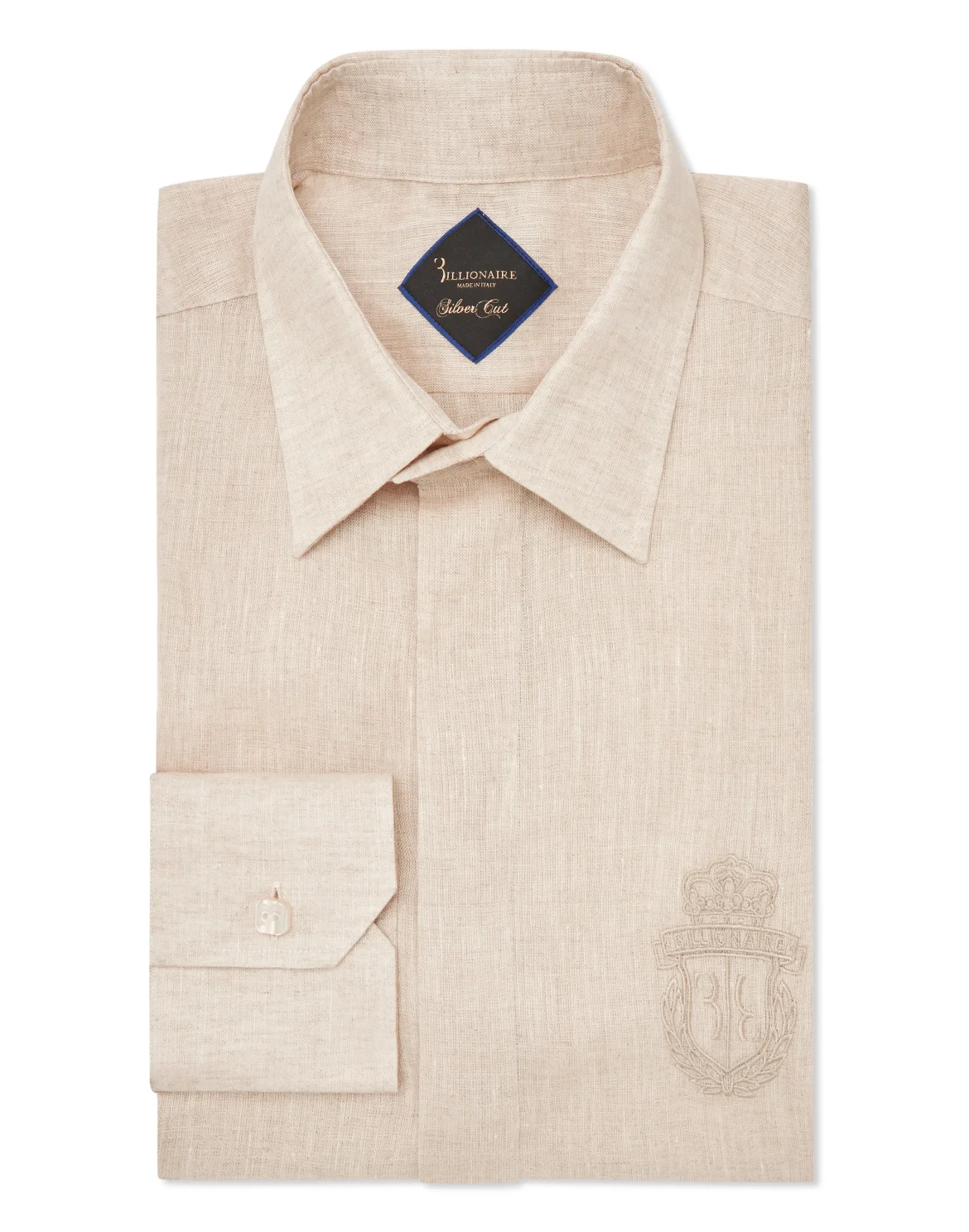 Linen Shirt Silver Cut LS, цвет: Бежевый