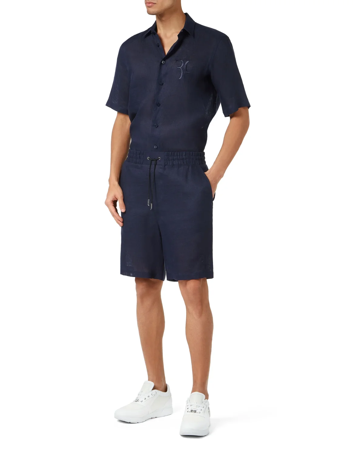 Linen Shirt Silver Cut LS, цвет: Синий