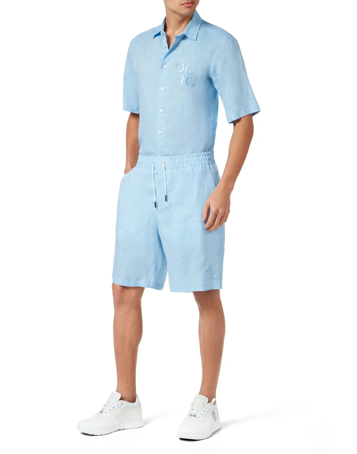 Linen Shorts, цвет: Синий