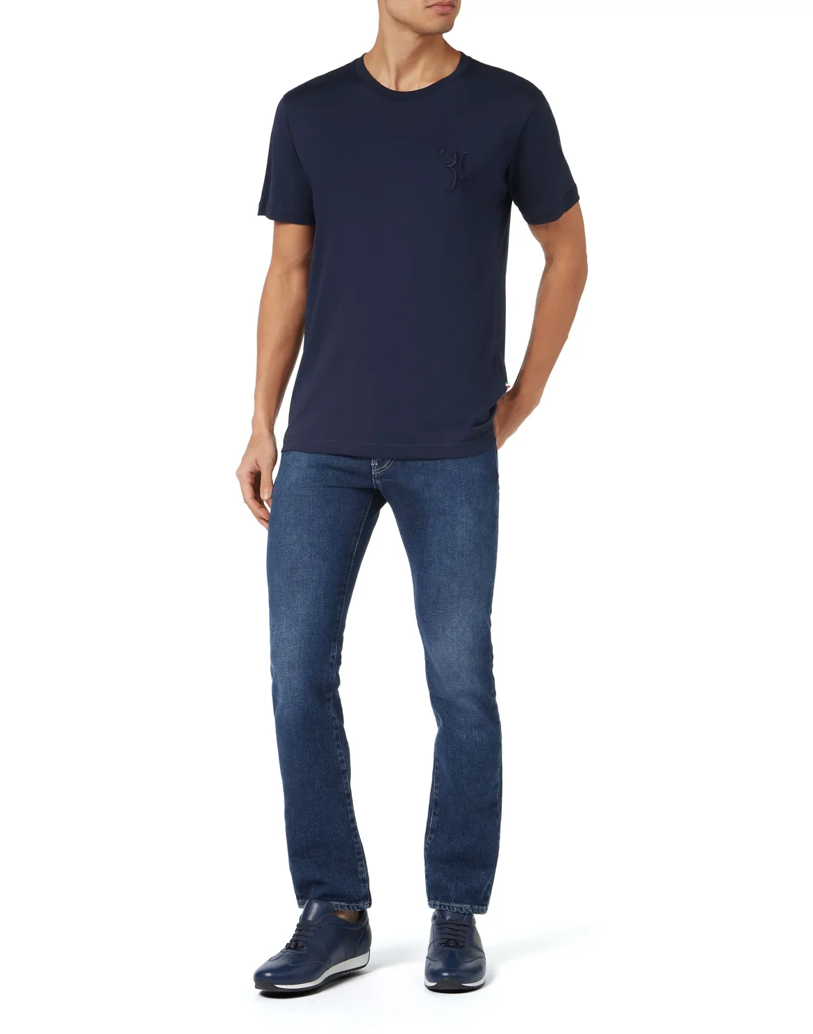 T-shirt Round Neck SS, цвет: Синий