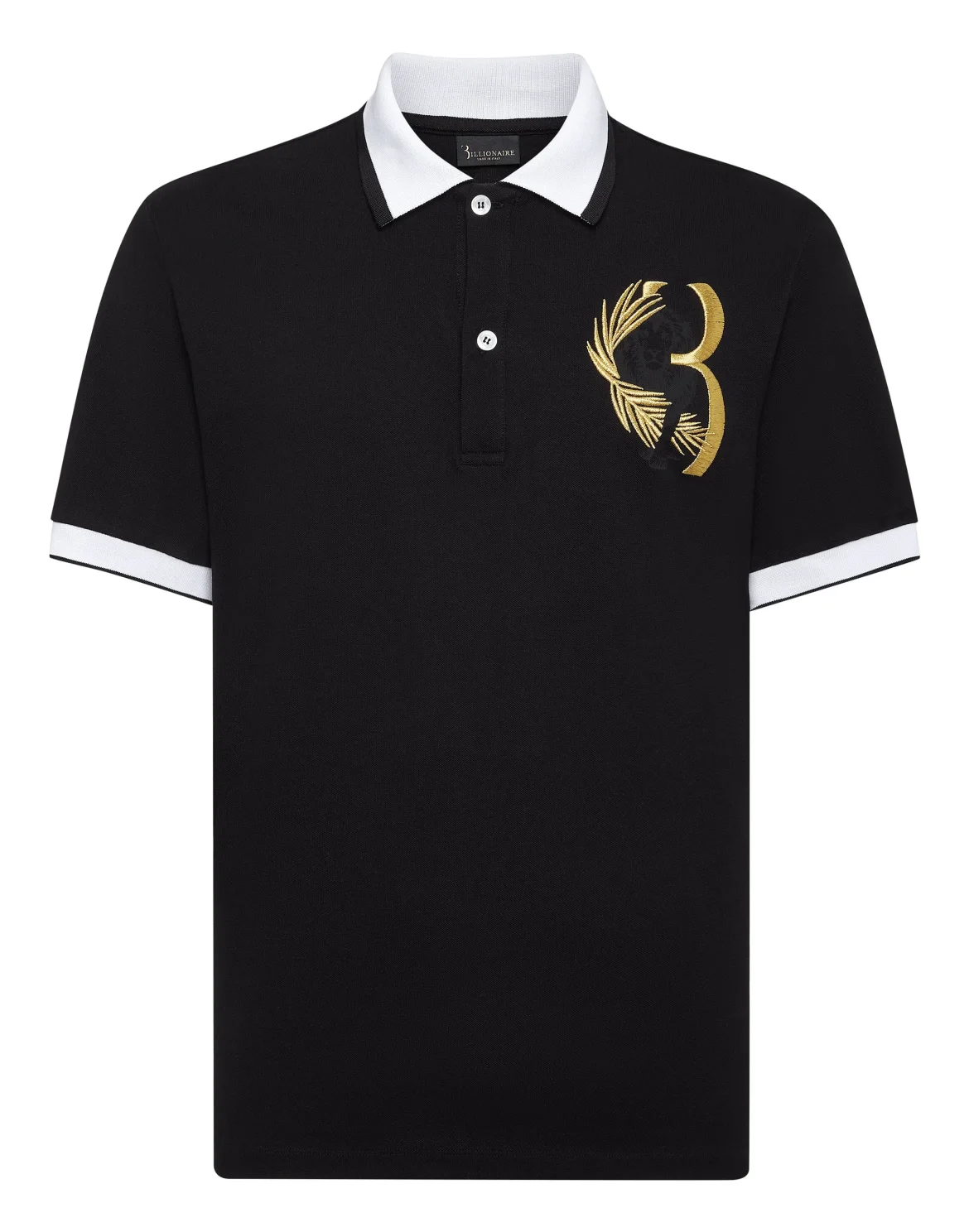 Piquet Polo shirt SS, цвет: Черный