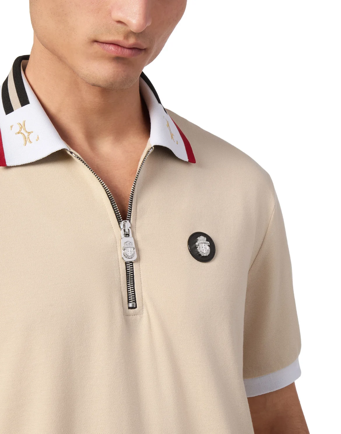 Piquet Polo shirt SS, цвет: Бежевый
