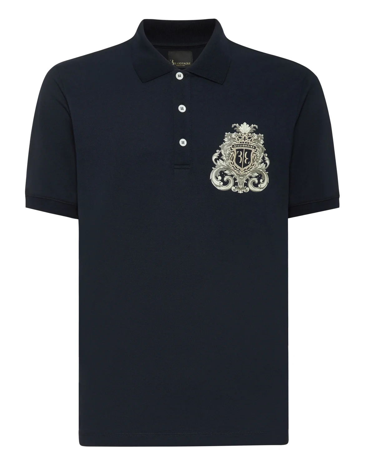 Polo Shirt SS Crest Baroque, цвет: Синий