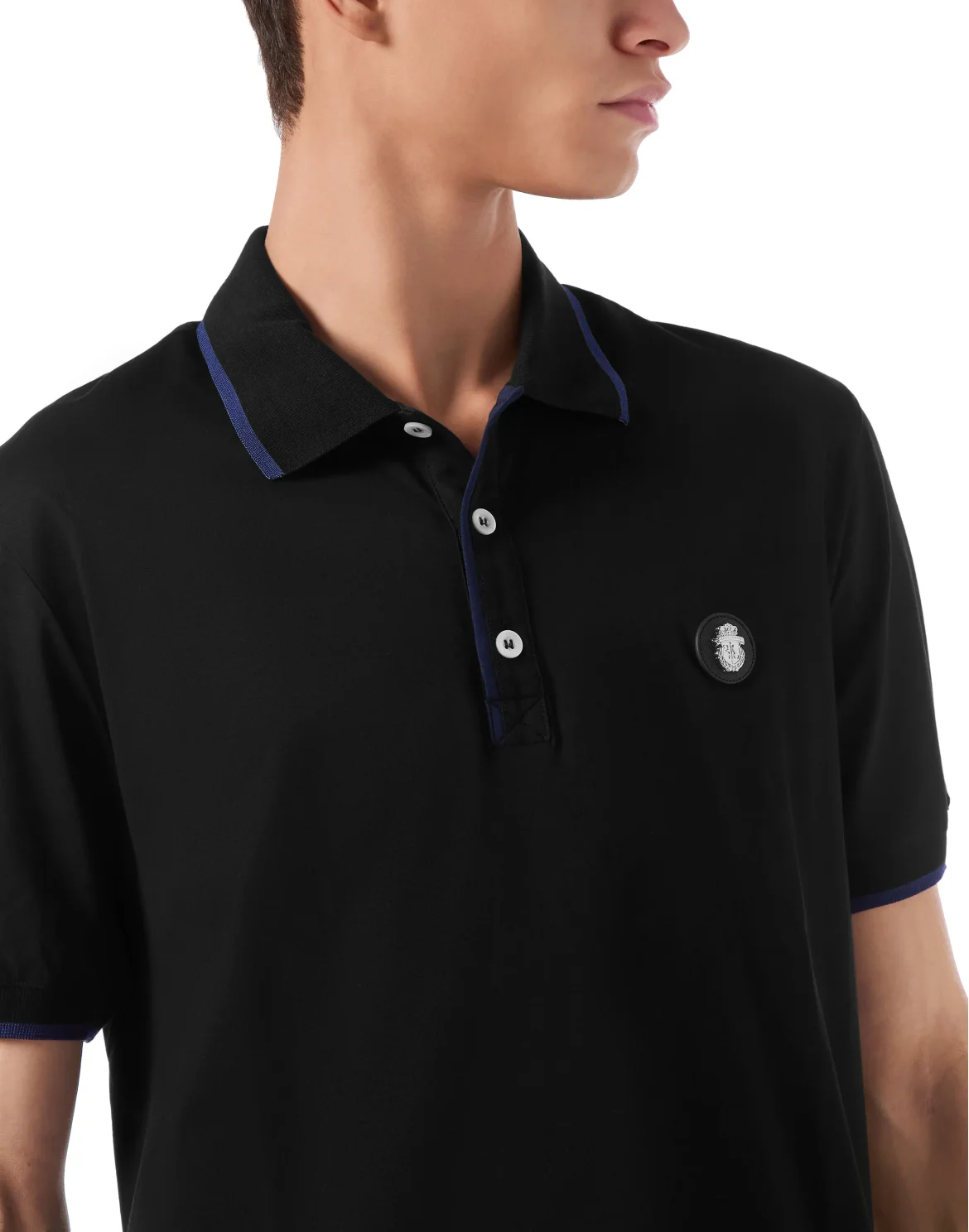 Jersey Polo Shirt SS, цвет: Черный