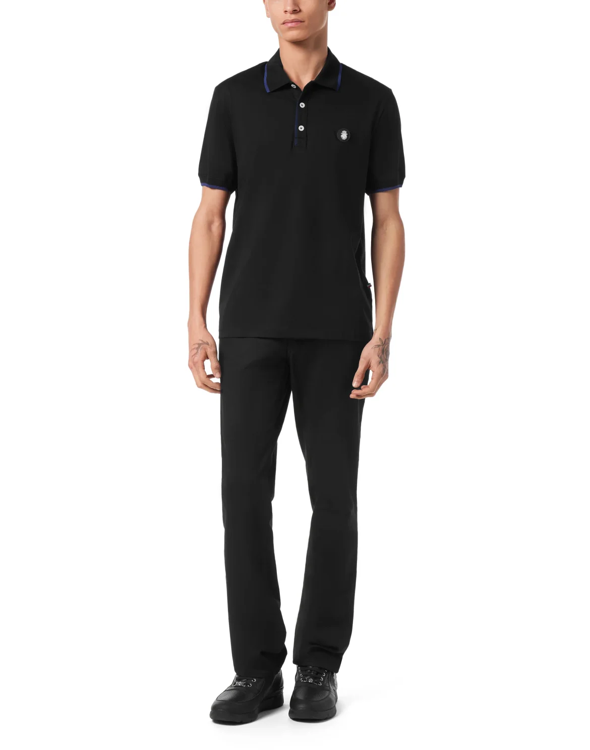 Jersey Polo Shirt SS, цвет: Черный