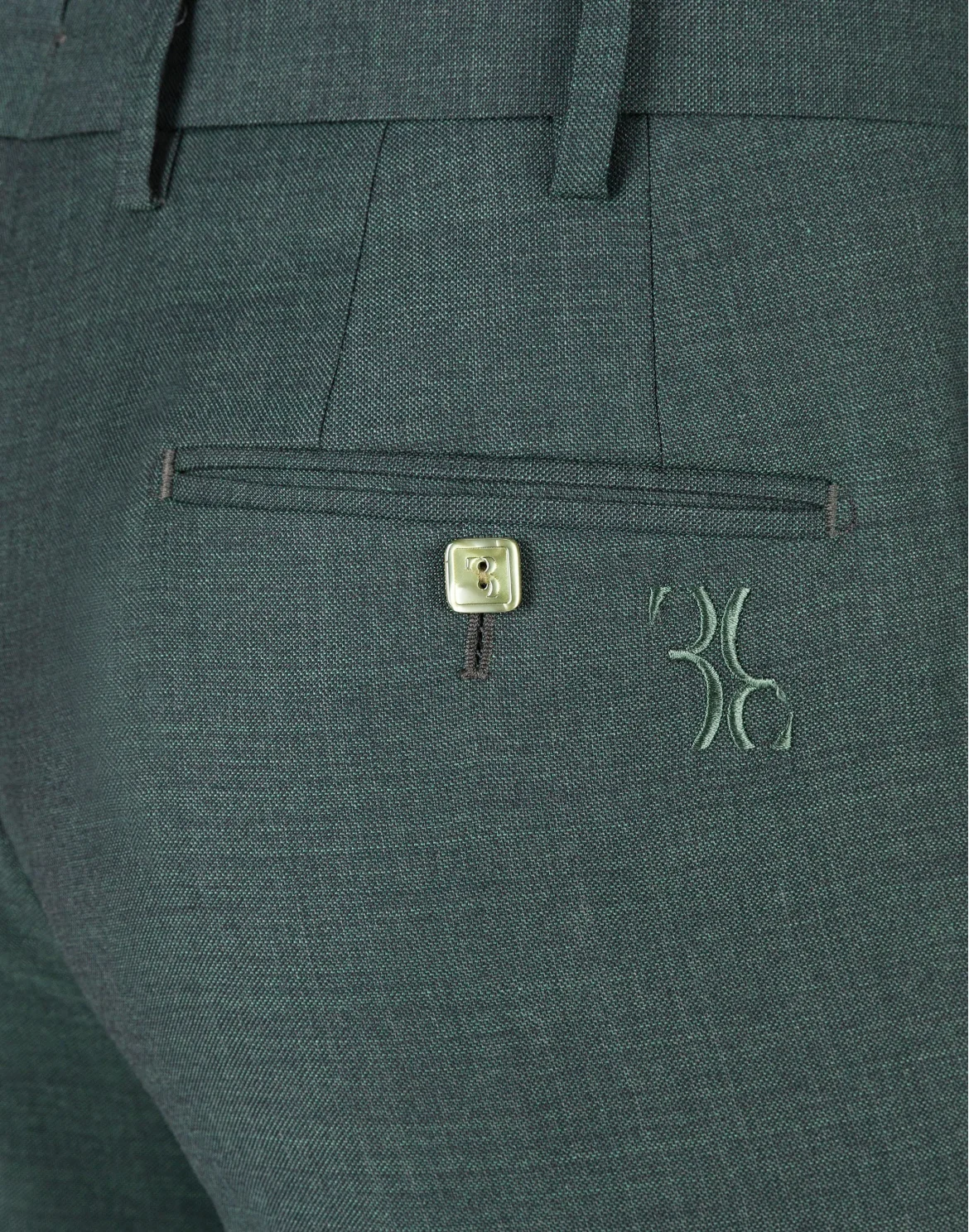 Long Trousers Regular Fit Double B, цвет: Зеленый