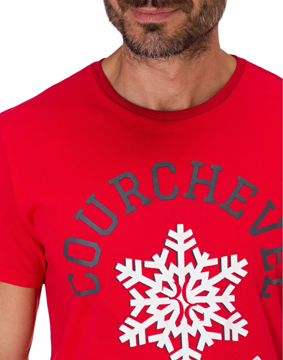 T-shirt Round Neck SS Winter Club, цвет: Красный