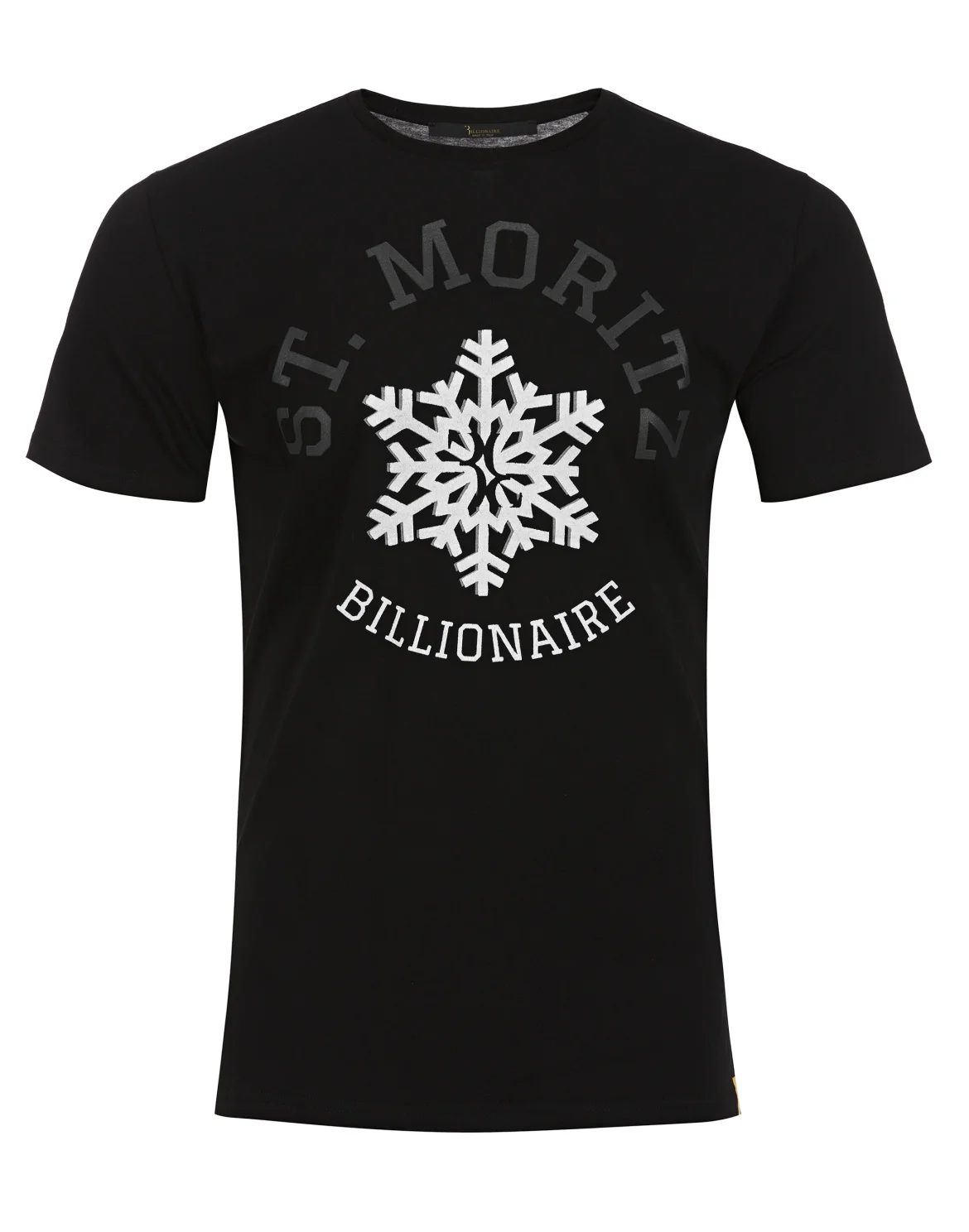 T-shirt Round Neck SS Winter Club, цвет: Черный