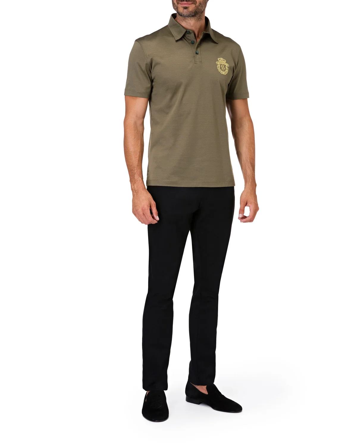 Polo shirt SS Crest, цвет: Зеленый