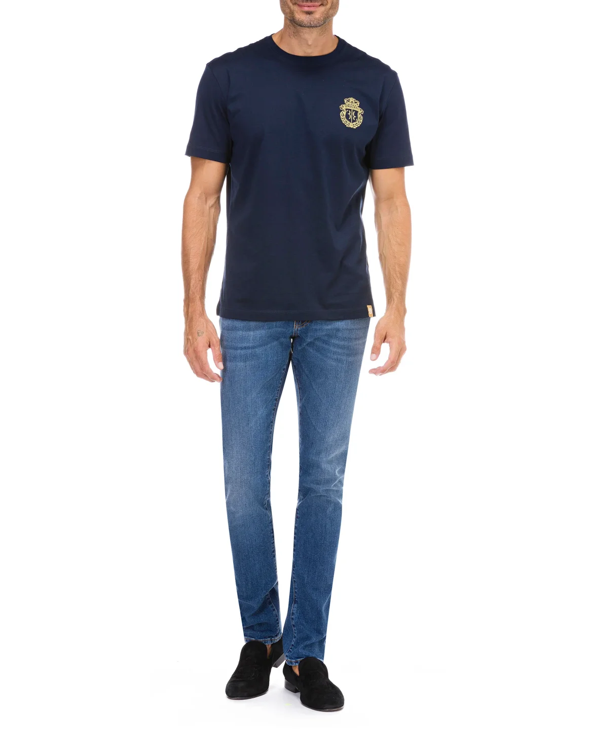 T-shirt Round Neck SS Crest, цвет: Синий