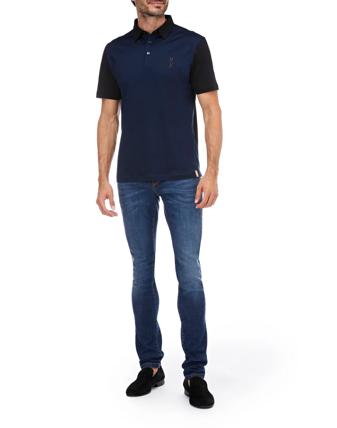 Polo shirt SS Double B, цвет: Синий