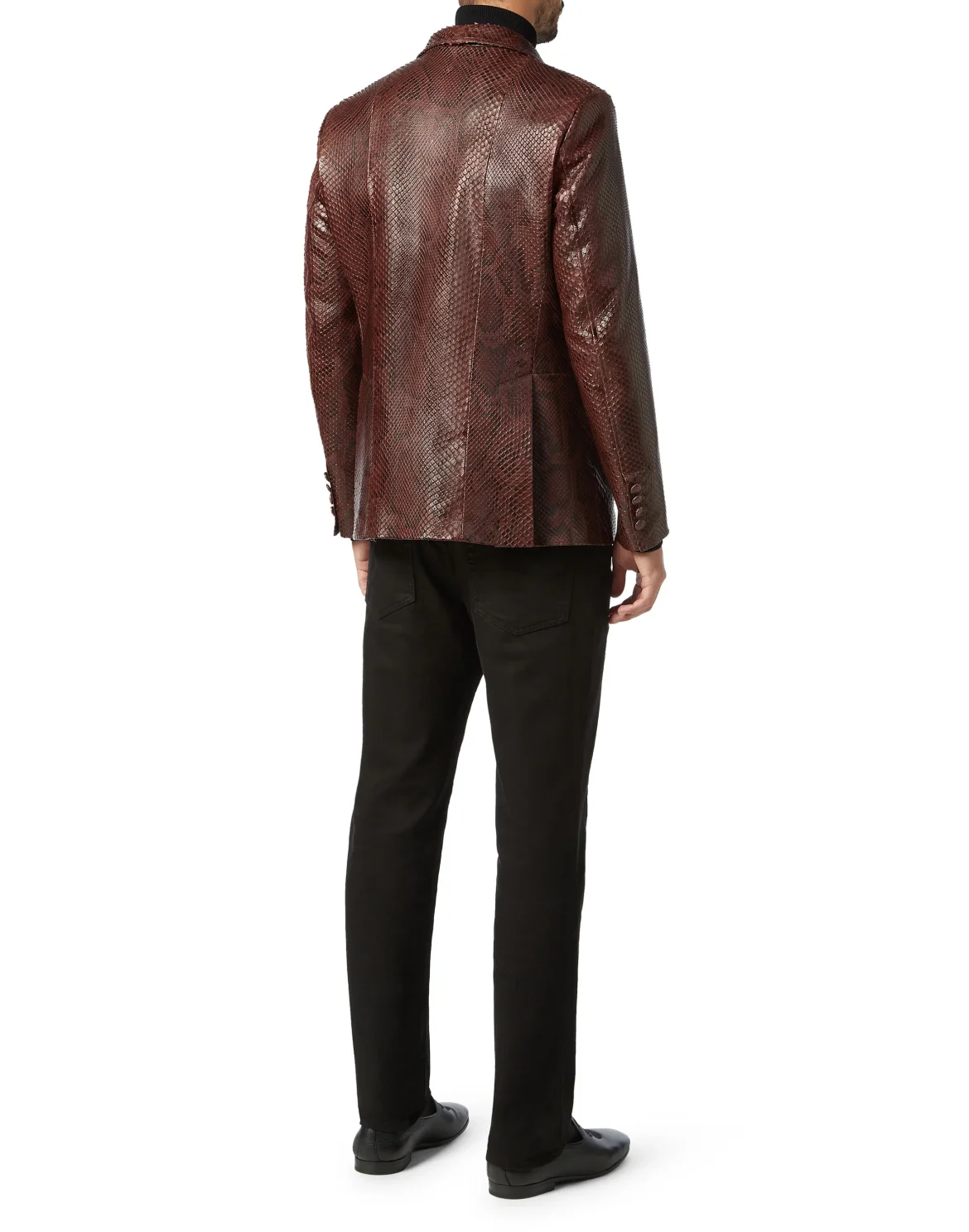 Leather Blazer Luxury, цвет: Коричневый