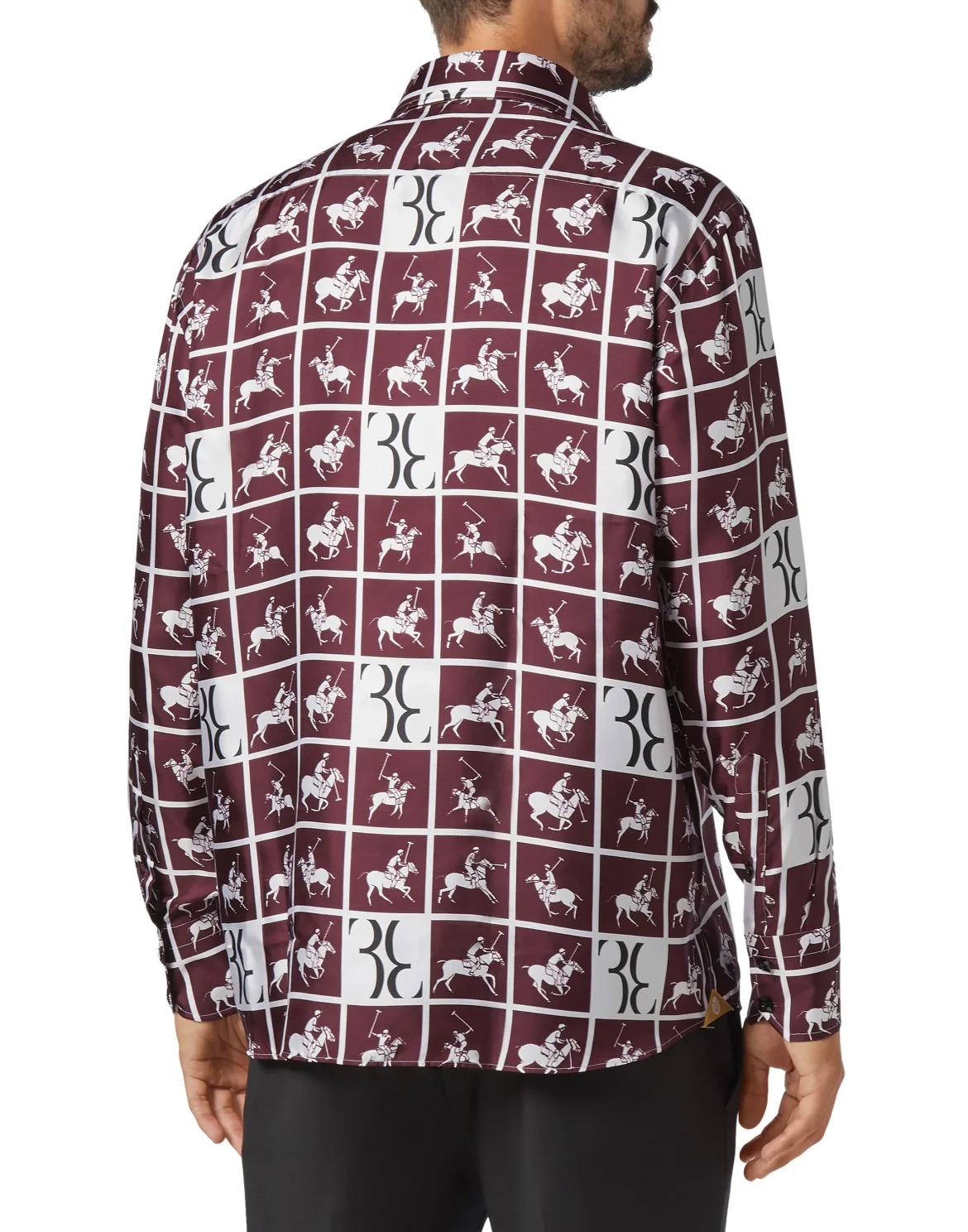 Shirt Gold Cut LS/Flavio Horses, цвет: Красный