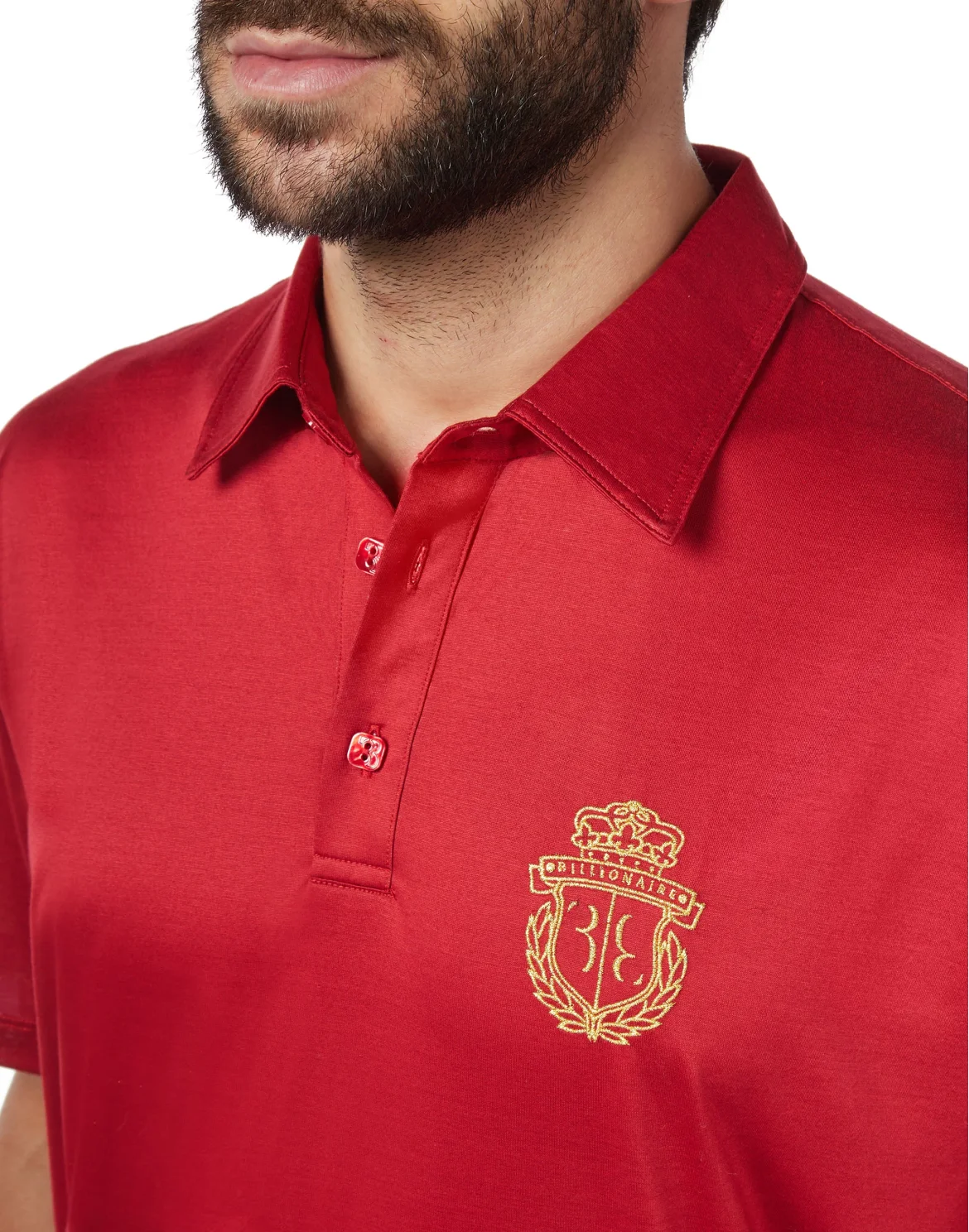 Polo shirt SS Crest, цвет: Красный