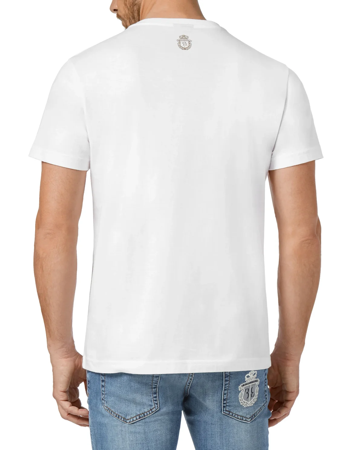T-shirt Round Neck SS Stripes, цвет: Белый