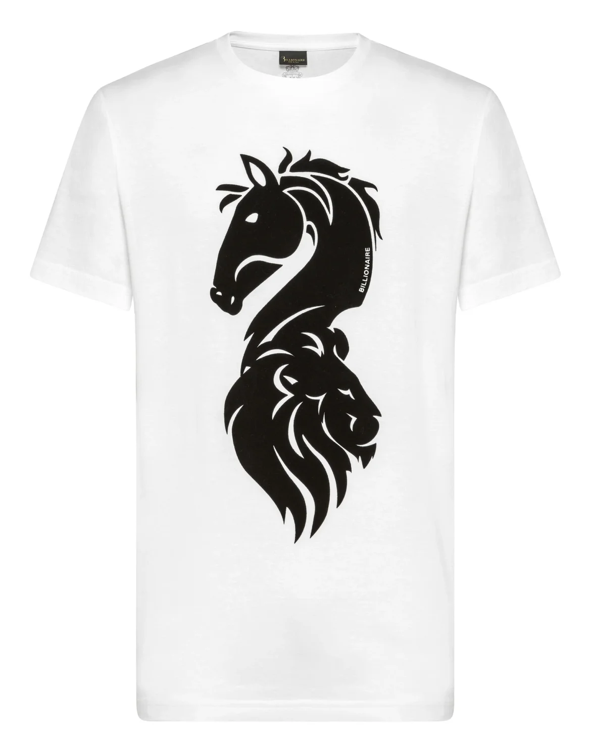 T-shirt Round Neck SS Horses, цвет: Белый