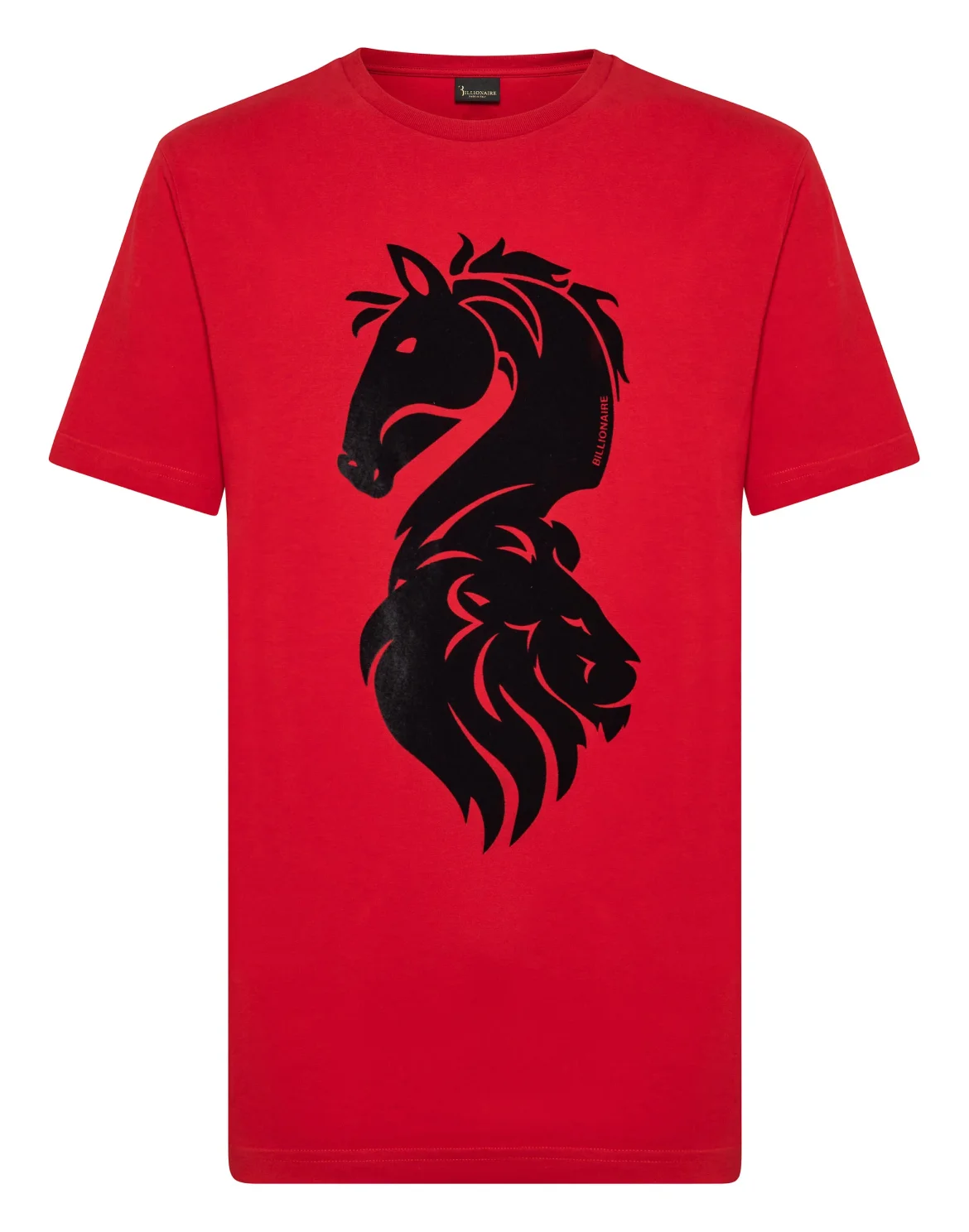 T-shirt Round Neck SS Horses, цвет: Красный