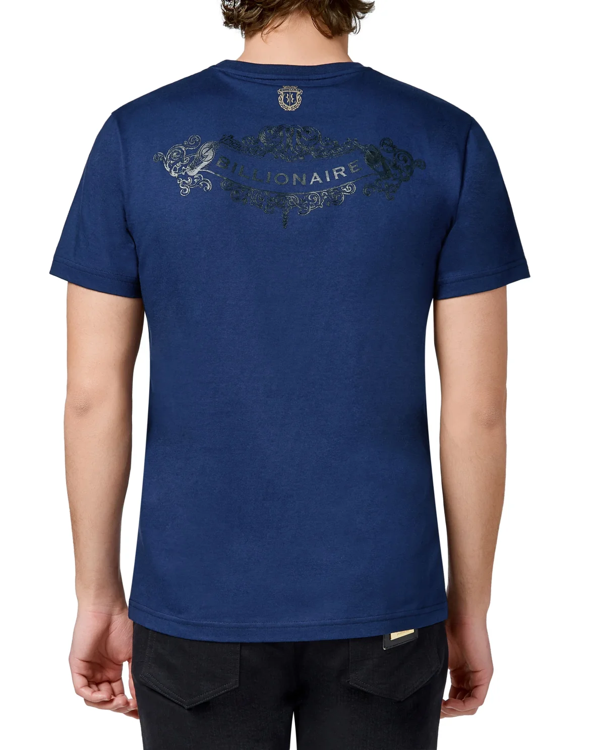 T-shirt Round Neck SS Baroque, цвет: Синий