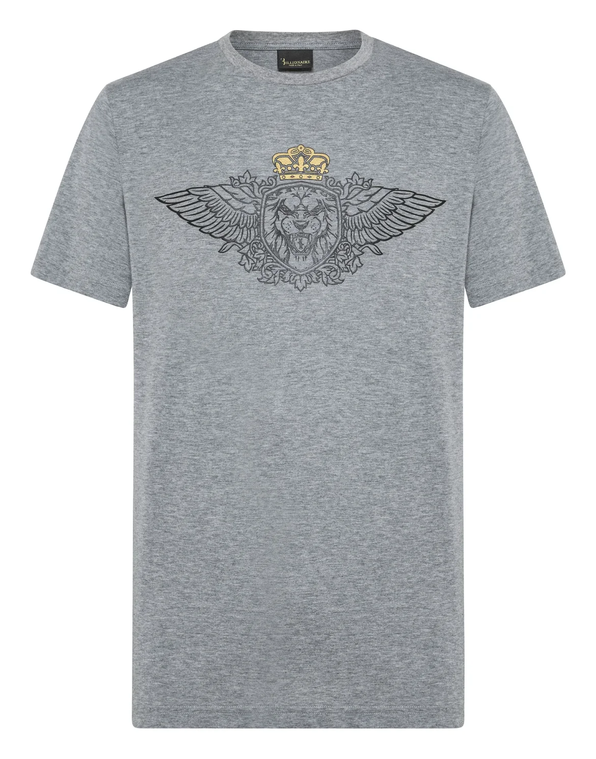 T-shirt Round Neck SS Lion, цвет: Серый
