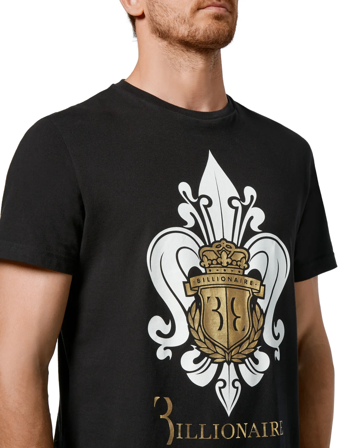 T-shirt Round Neck SS Giglio, цвет: Черный