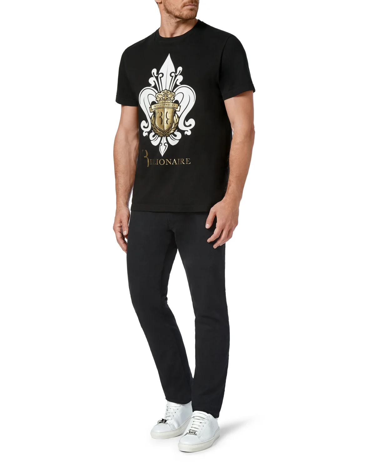 T-shirt Round Neck SS Giglio, цвет: Черный
