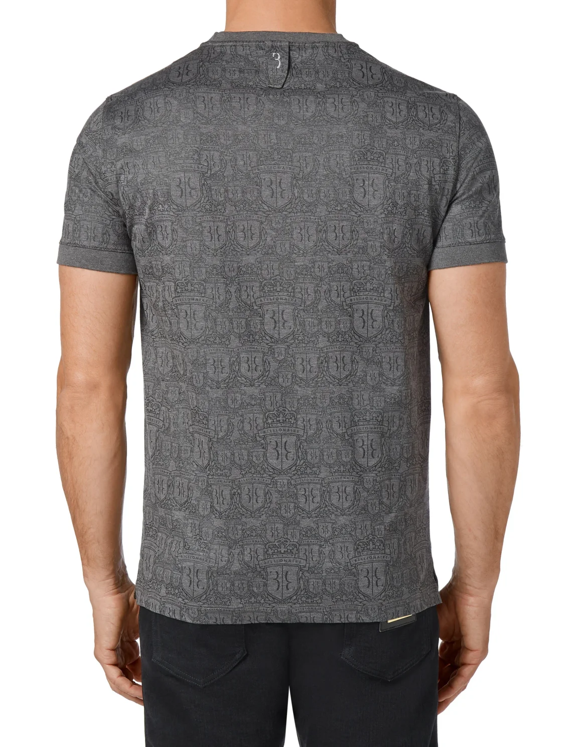 T-shirt Round Neck SS Crest, цвет: Серый