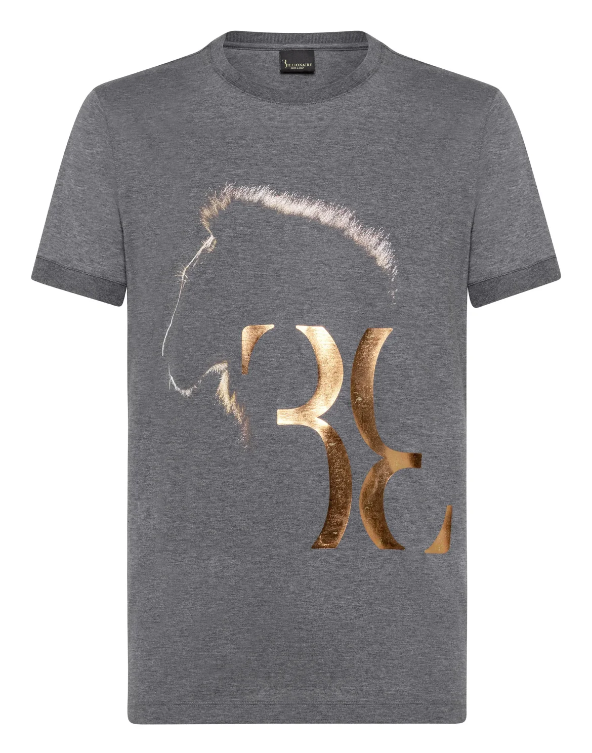 T-shirt Round Neck SS Lion, цвет: Серый