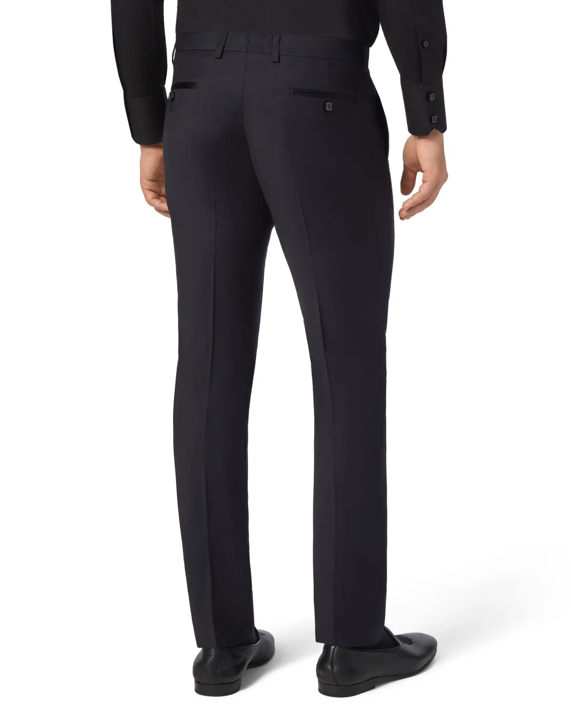 Long Trousers Regular Fit Elegant, цвет: Черный