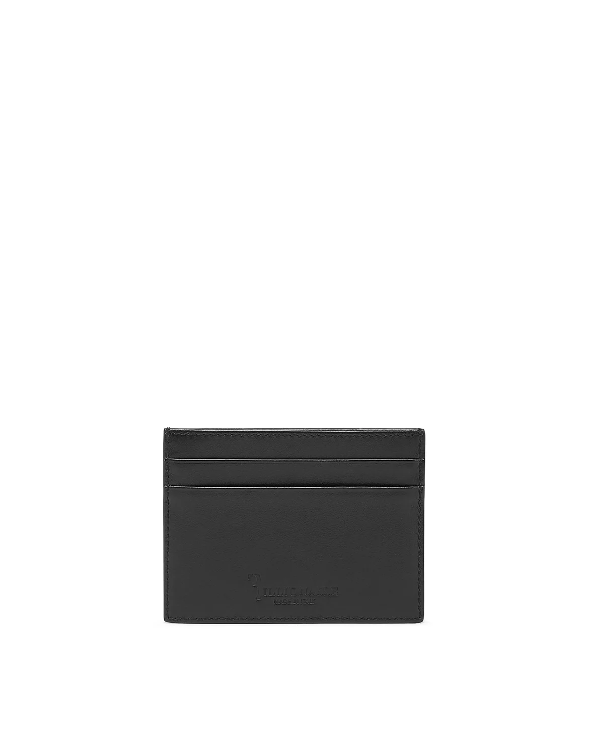 Leather Credit Cards Holder Crest, цвет: Черный
