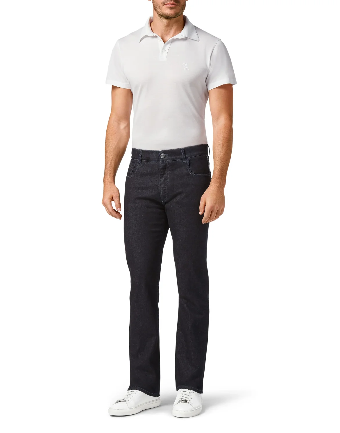 Denim Regular fit elaphe insert Luxury, цвет: Синий