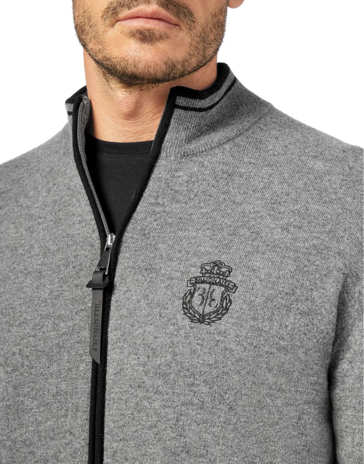 Cashmere Jacket Crest, цвет: Серый