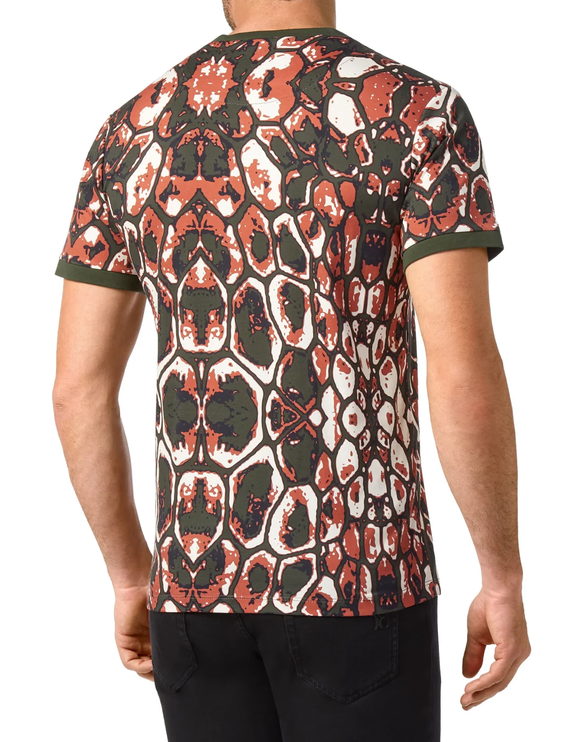 T-shirt Round Neck SS print animalier, цвет: Камуфляж