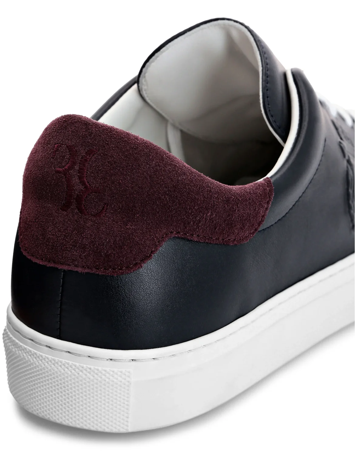 Leather Lo-Top Sneakers Crest, цвет: Синий