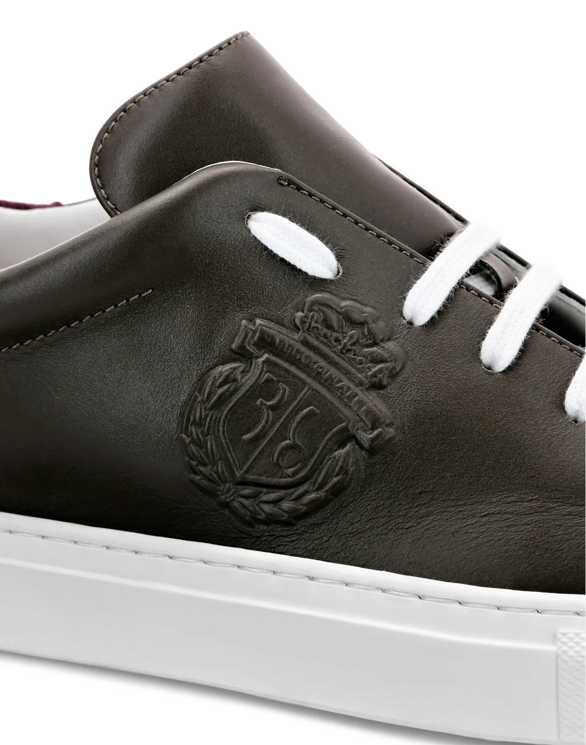 Leather Lo-Top Sneakers Crest, цвет: Камуфляж