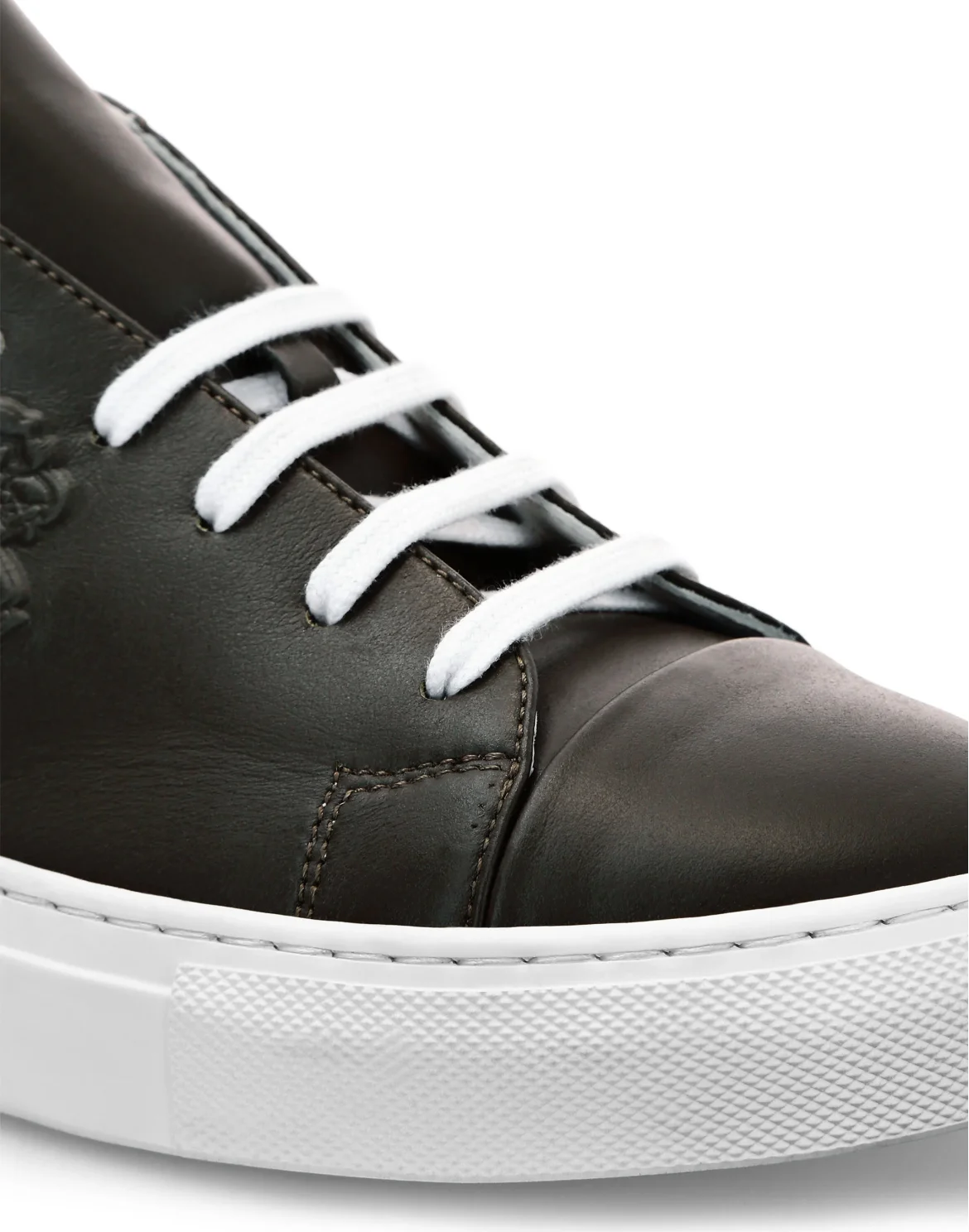 Leather Lo-Top Sneakers Crest, цвет: Камуфляж