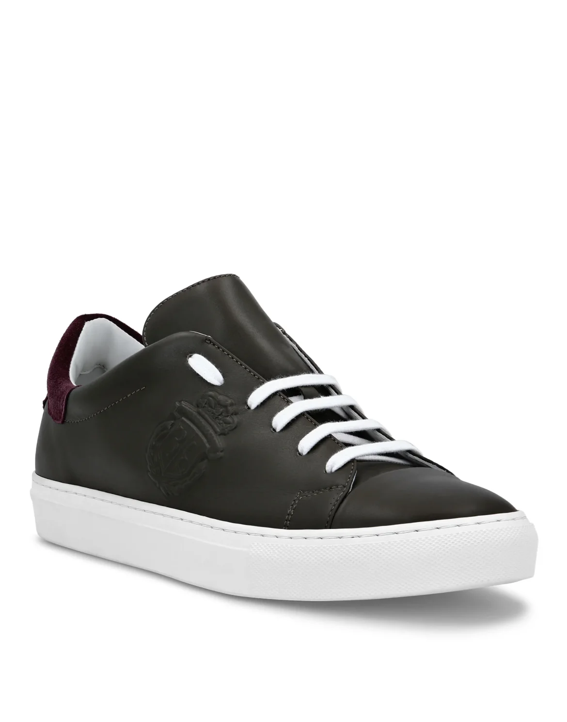 Leather Lo-Top Sneakers Crest, цвет: Камуфляж