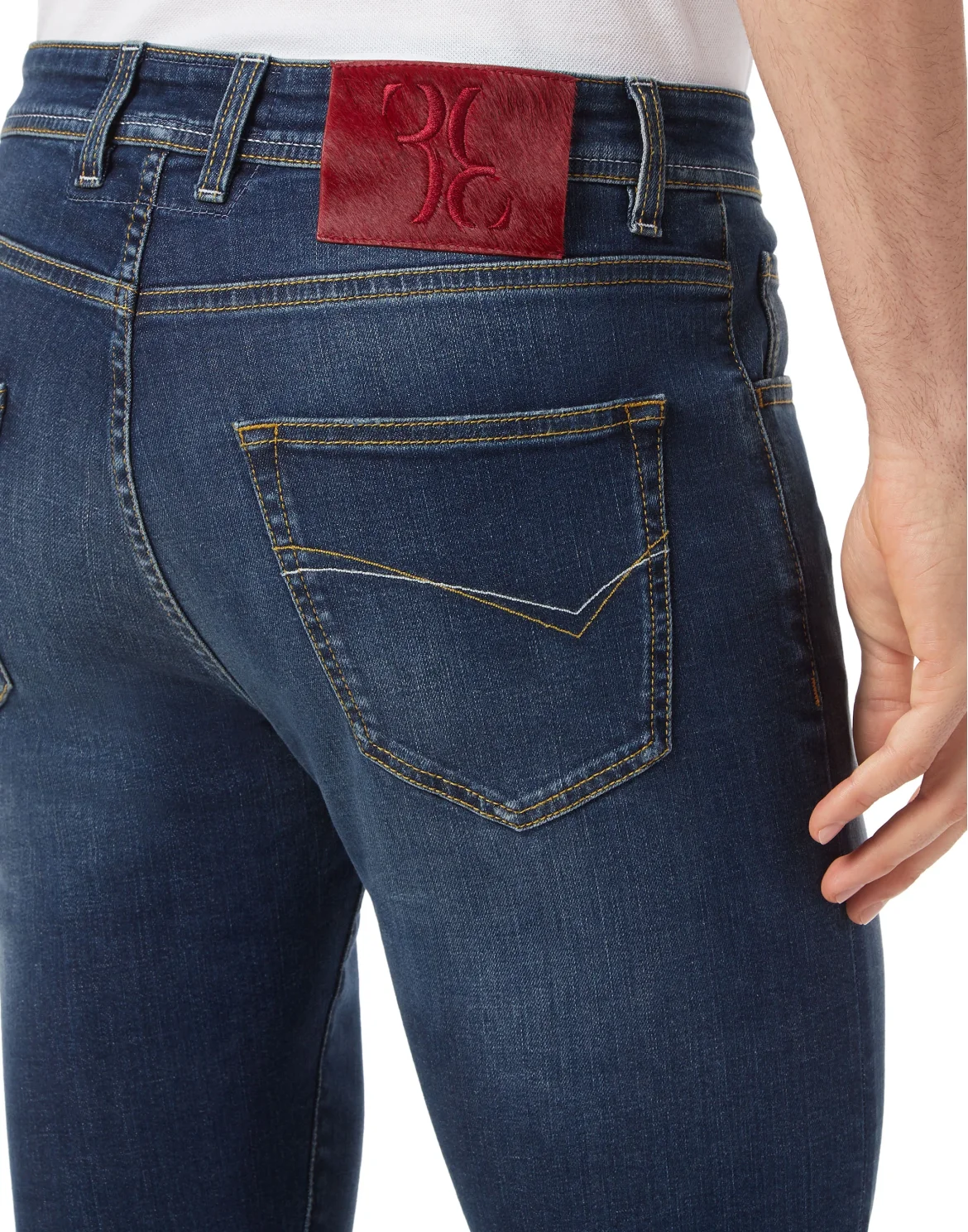 Denim Trousers Super Straight Cut, цвет: Синий