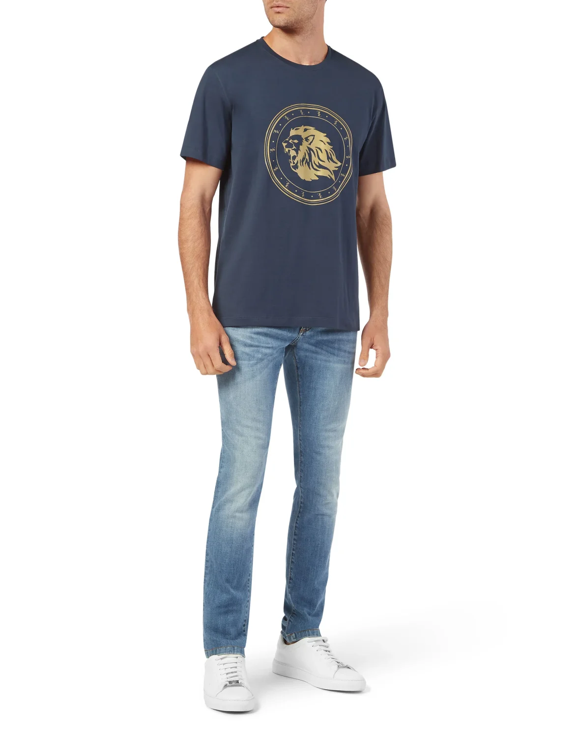 T-shirt Round Neck SS, цвет: Синий