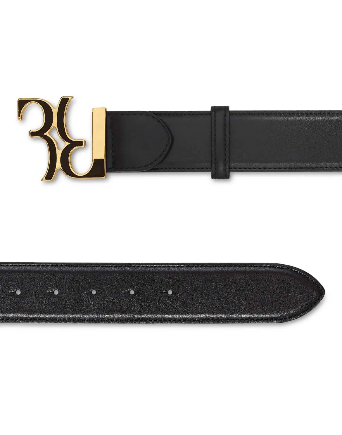 Leather Belt, цвет: Черный