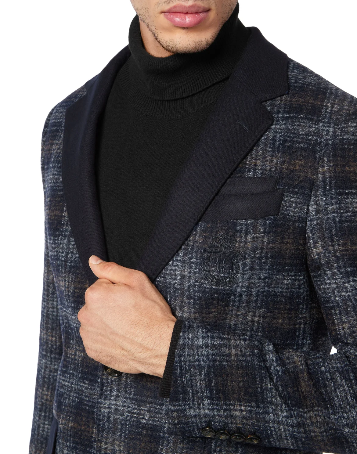 Tartan Blazer, цвет: Синий