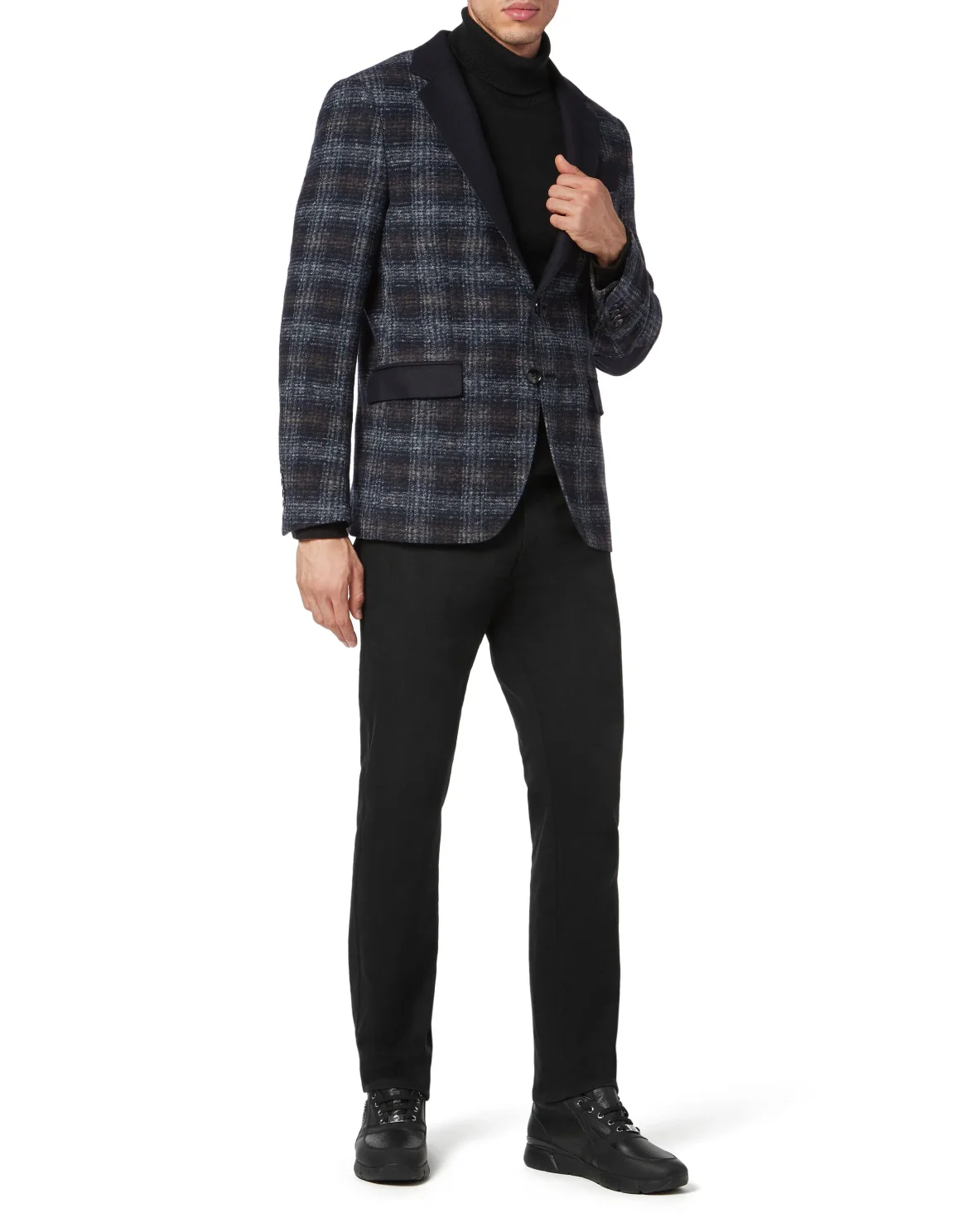 Tartan Blazer, цвет: Синий