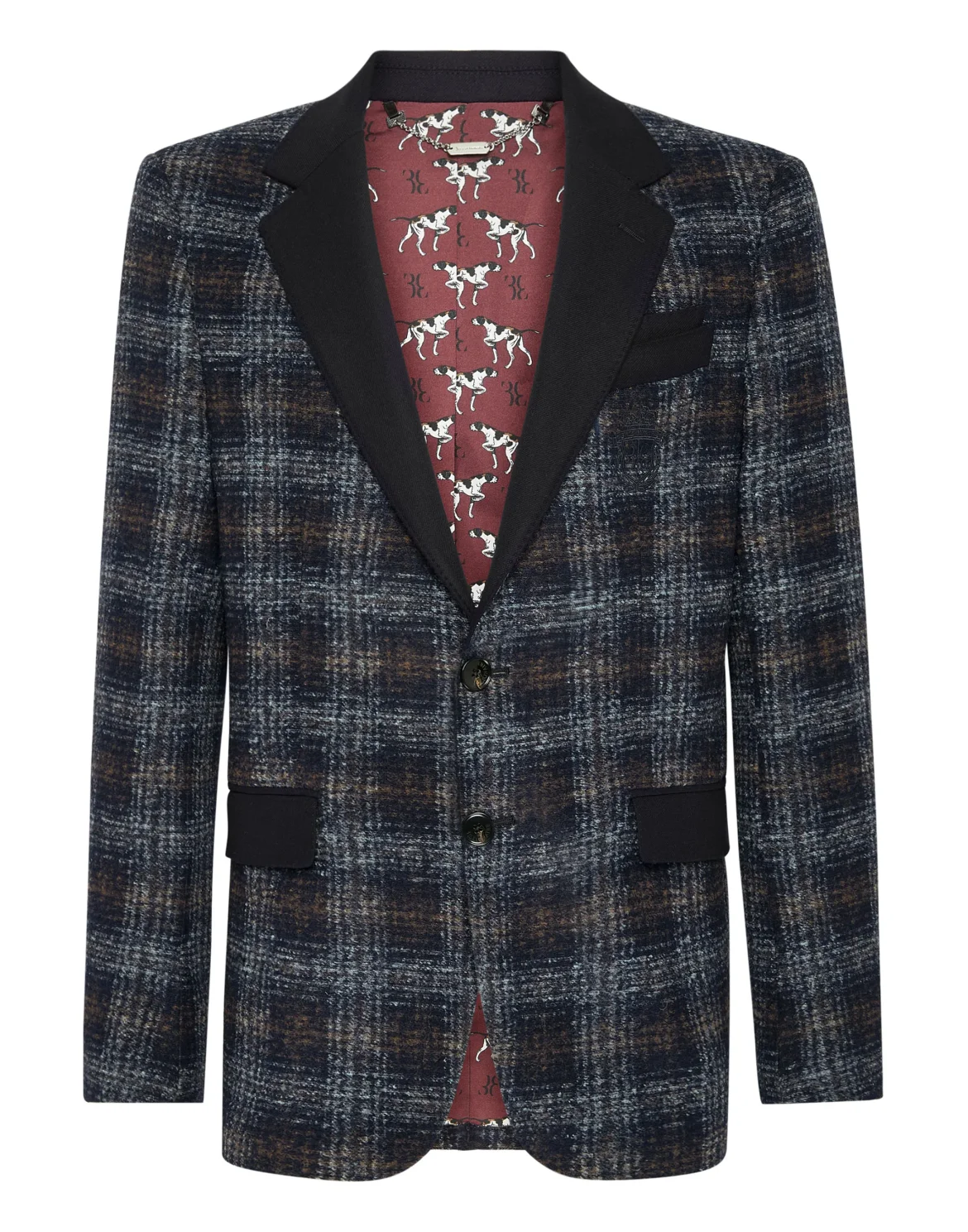 Tartan Blazer, цвет: Синий