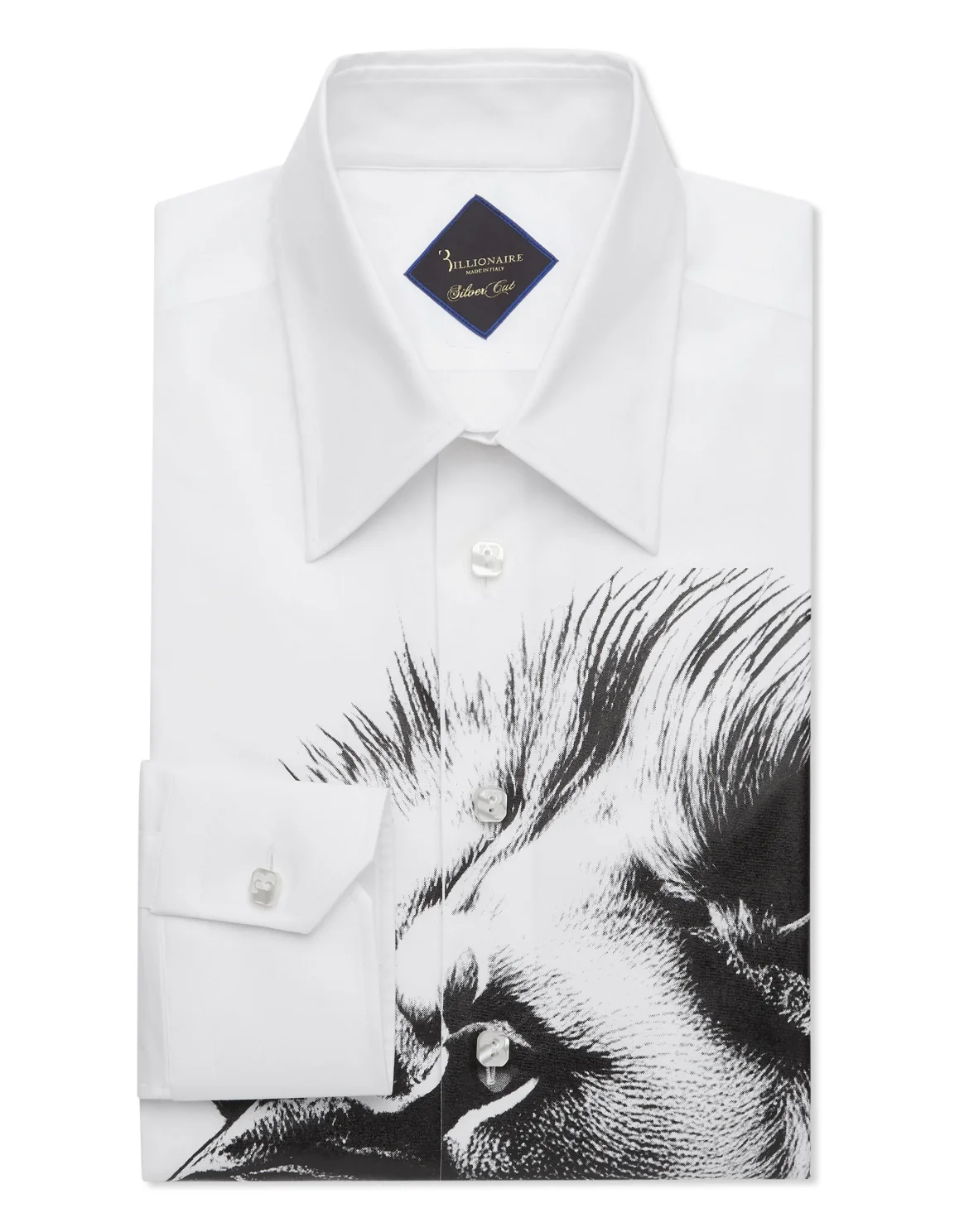 Shirt Silver Cut LS Slim Fit, цвет: Белый