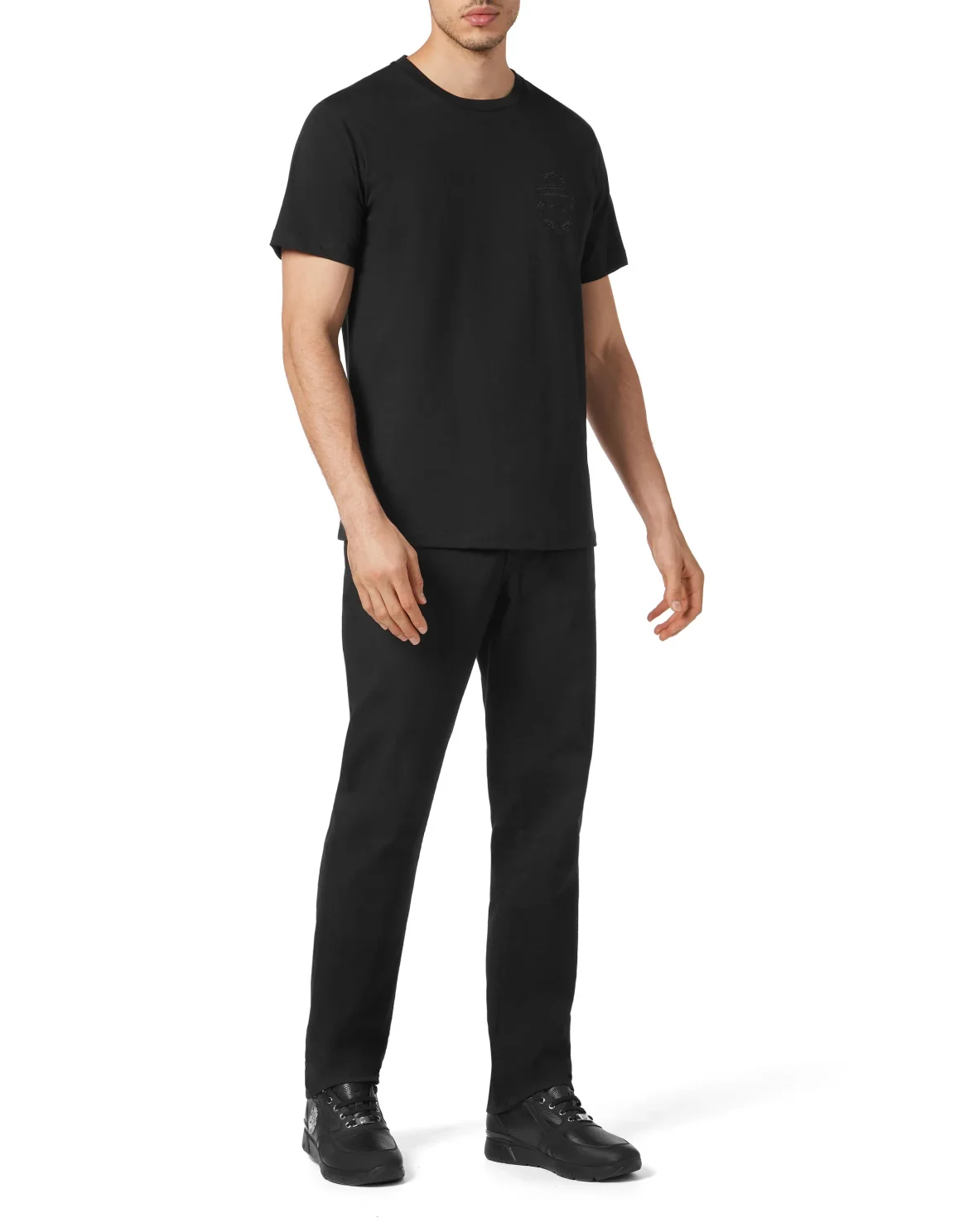 Jersey T-shirt Round Neck SS, цвет: Черный