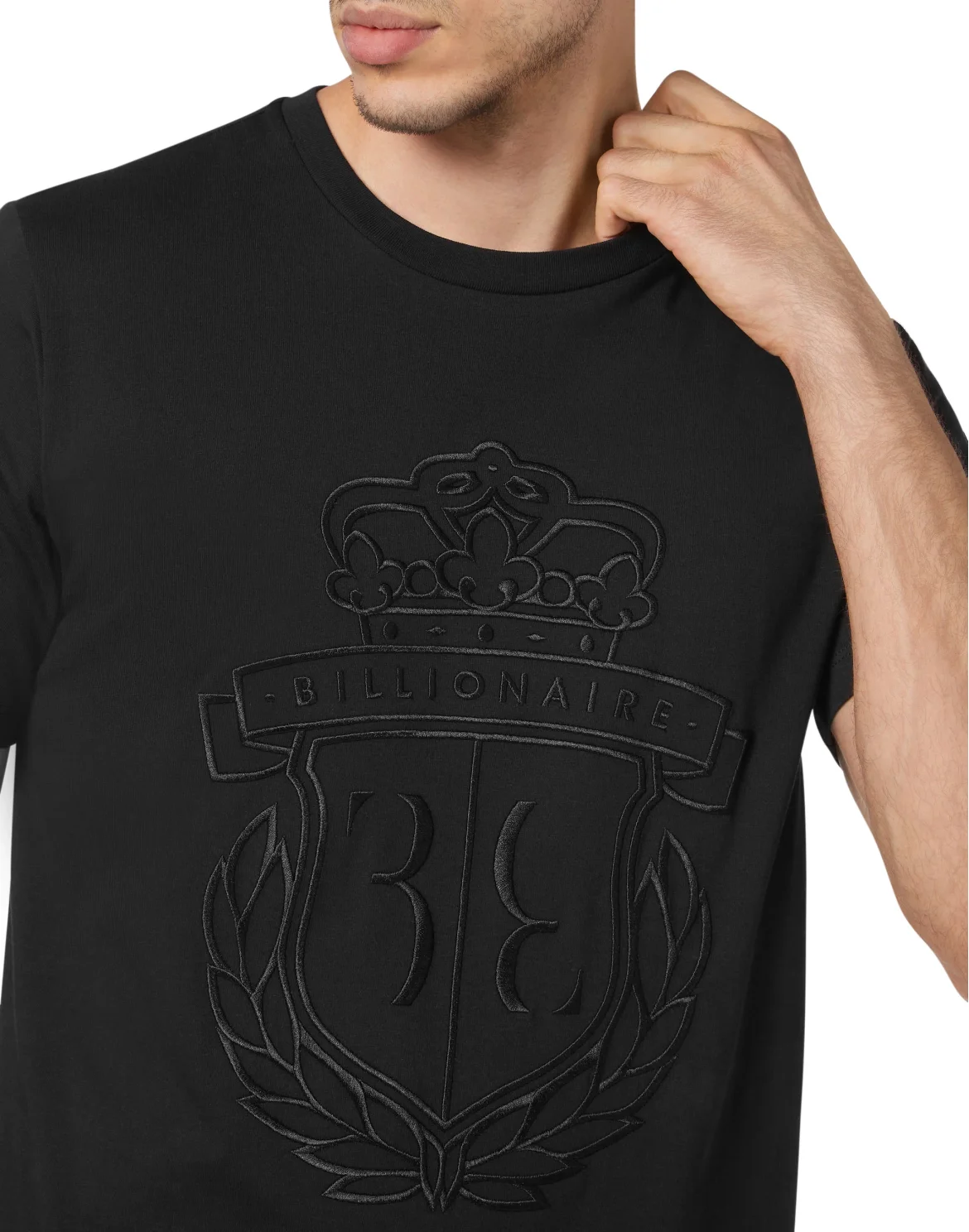 Jersey T-shirt Round Neck SS, цвет: Черный
