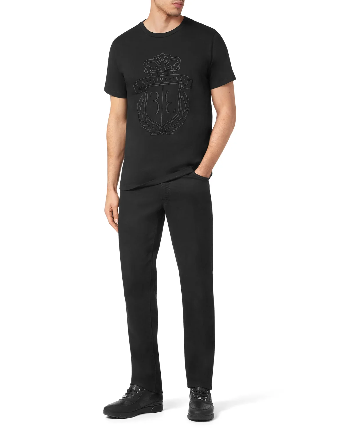 Jersey T-shirt Round Neck SS, цвет: Черный