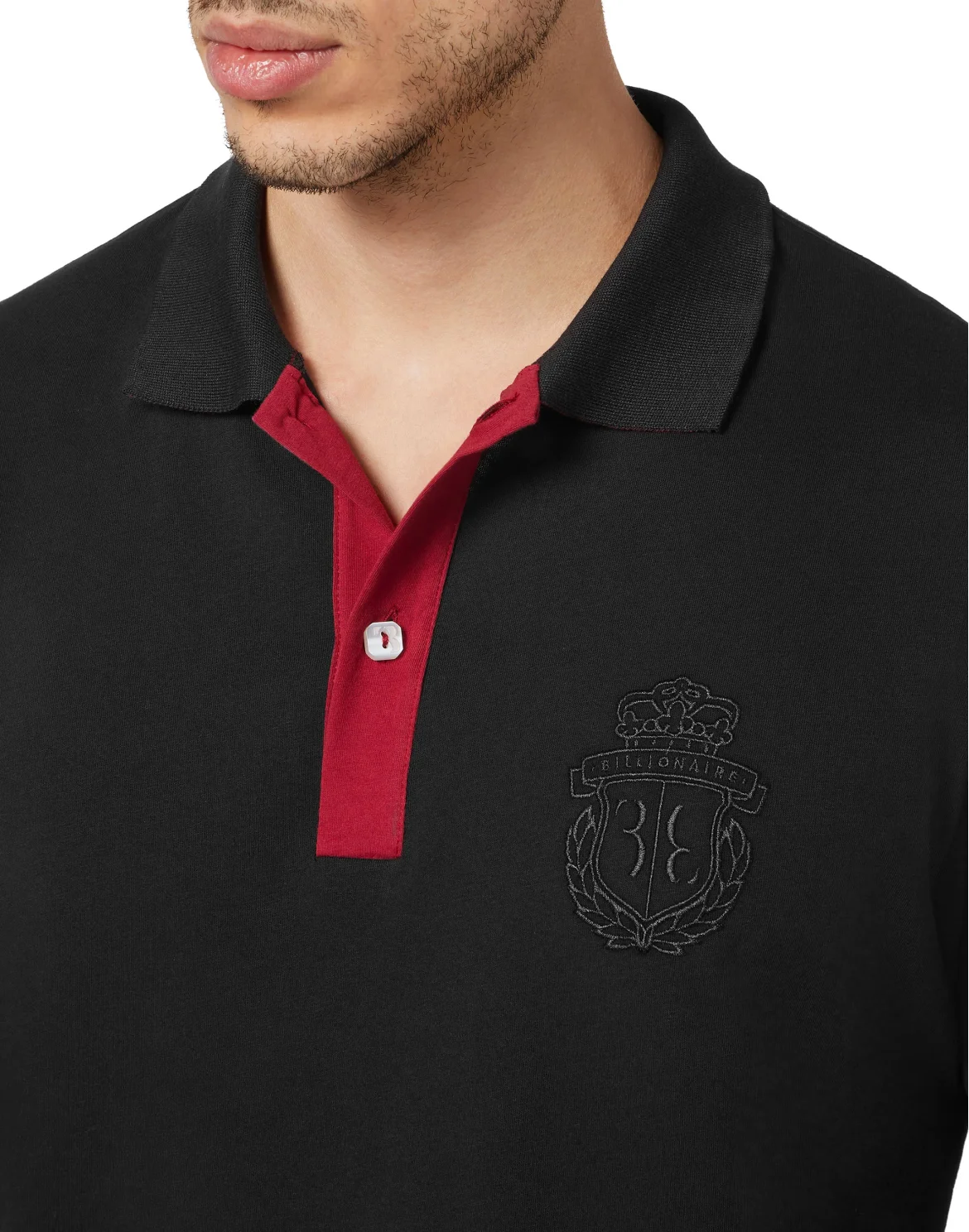 Piquet Polo shirt SS, цвет: Черный